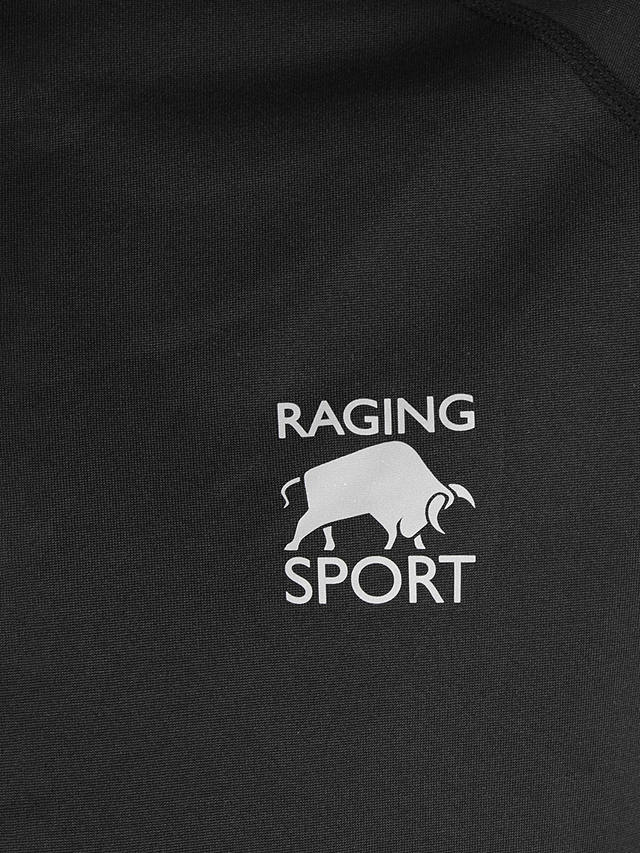 Raging Bull Performance 1/4 Zip Long Sleeve Gym Top, Black