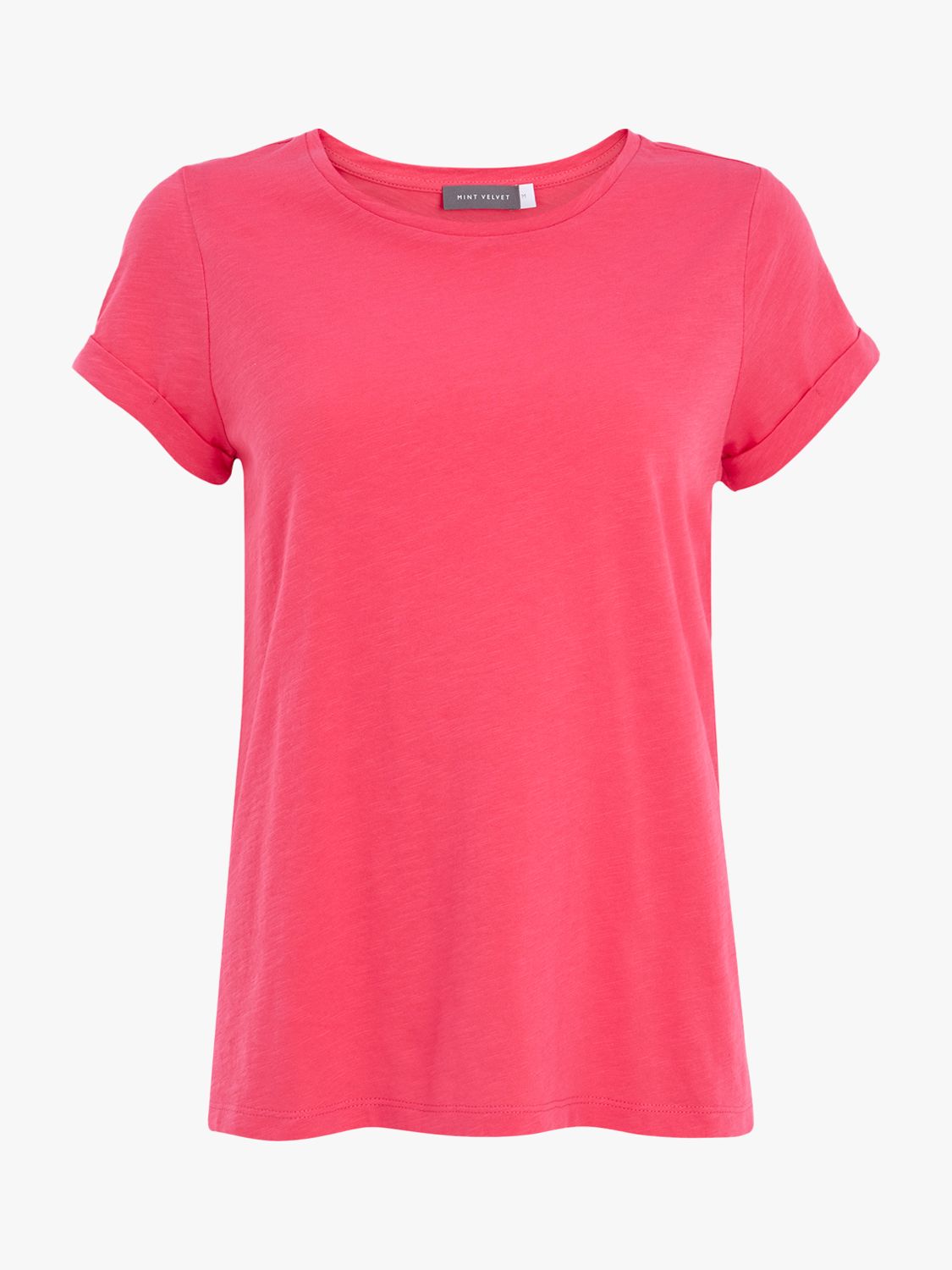 Mint Velvet Star Cotton T-Shirt, Pink at John Lewis & Partners