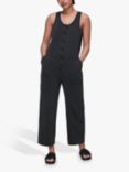 Whistles Jersey Button Front Jumpsuit