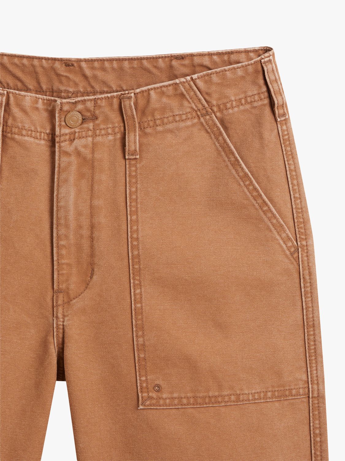 Levi's Chore Trousers, Toffee Canvas at John Lewis & Partners