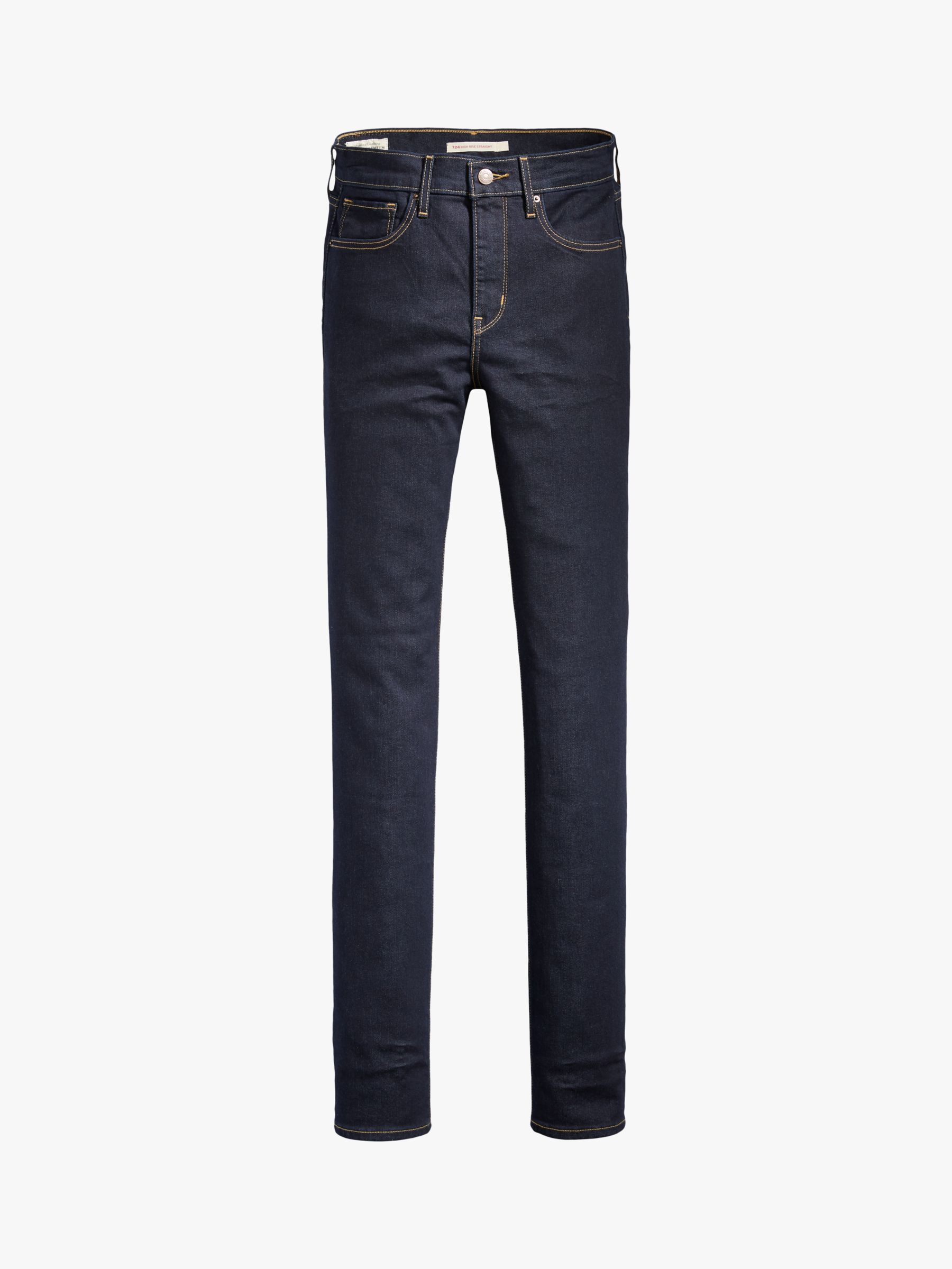 Levi's 724 High Rise Straight Cut Jeans, To The Nine, W24/L28