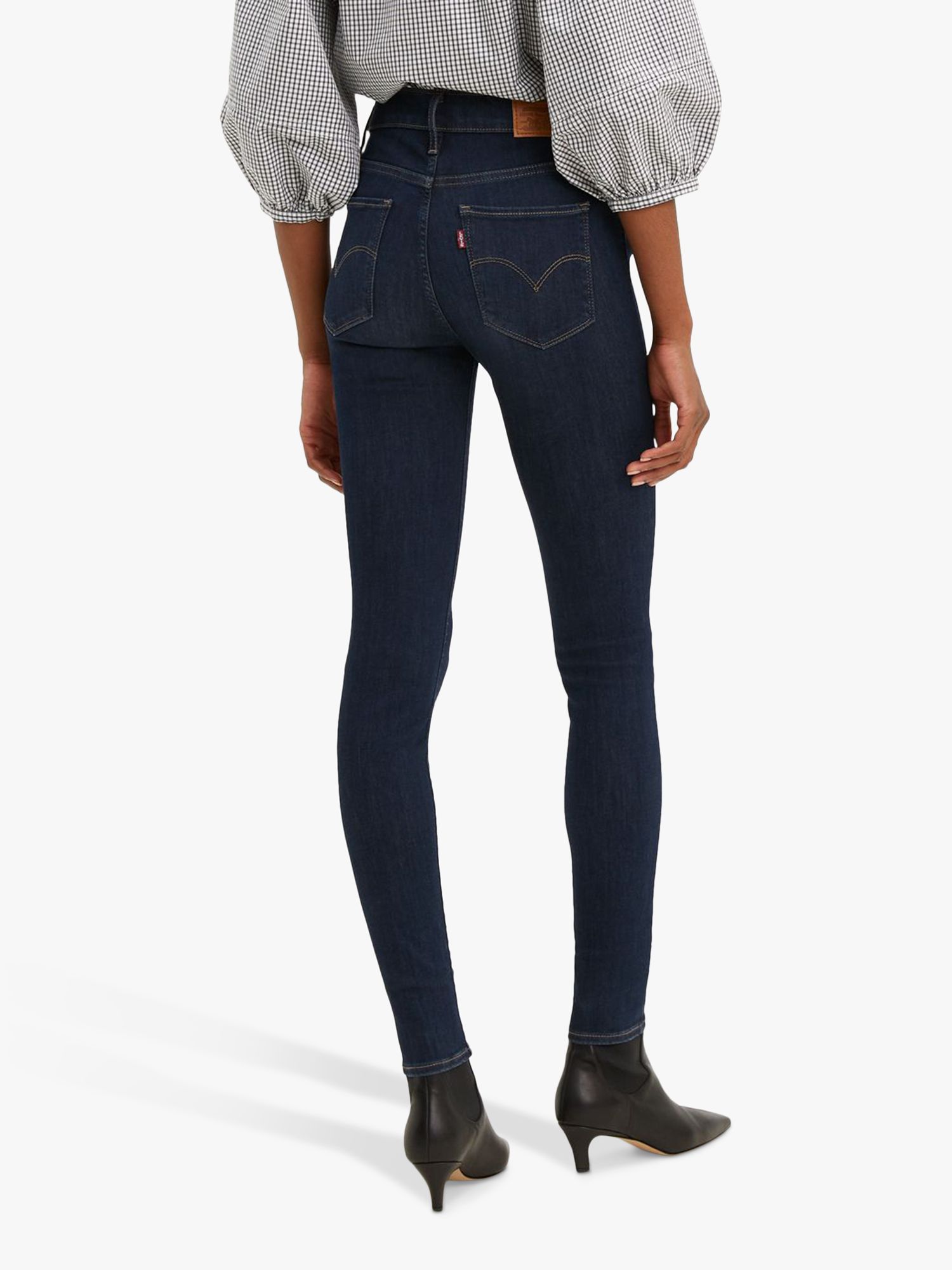 Levis 720 High Rise Super Skinny Jeans Deep Serenity At John Lewis And Partners