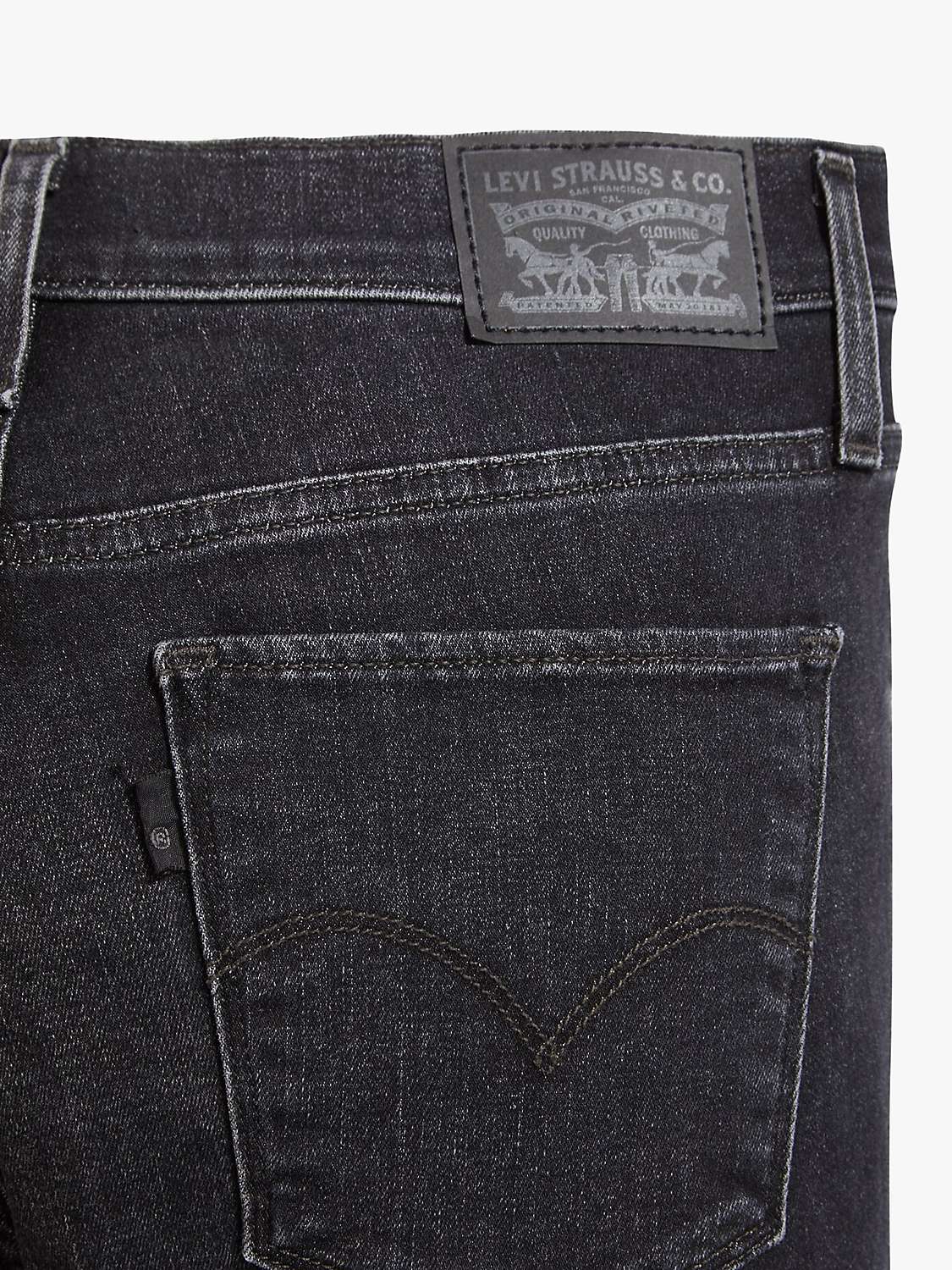 Levi's 311 Shaping Skinny Jeans, Pebble Grey at John Lewis & Partners