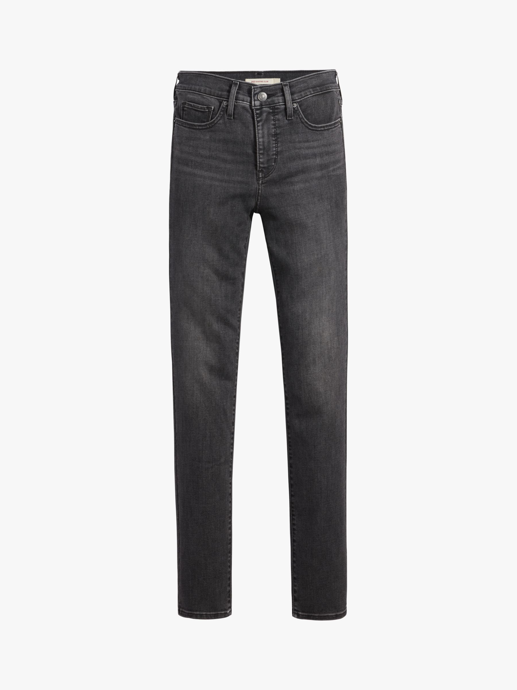 Levi's 312 Shaping Slim Jeans, Crushed Black, W26/L30
