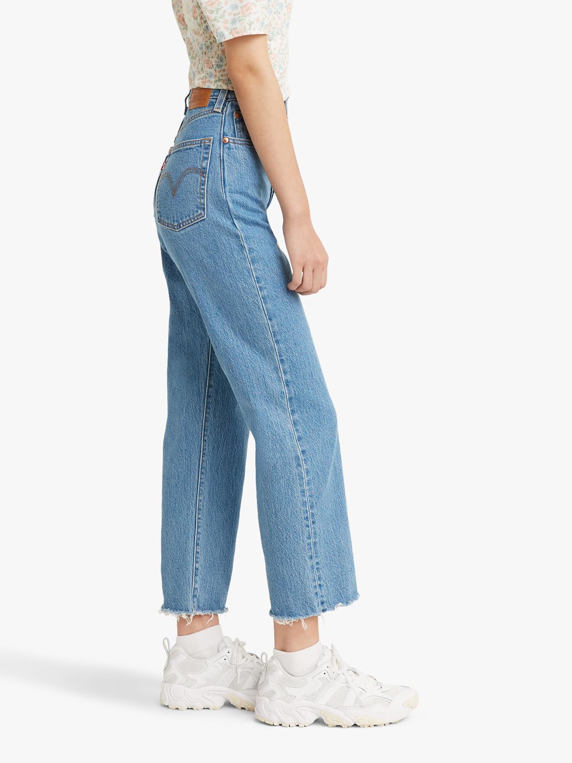 Levi's Ribcage Ultra High Rise Straight Cut Jeans, Jazz Wave