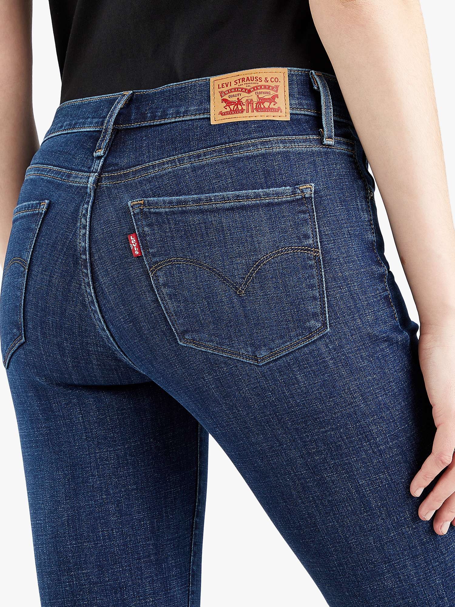 Levi's 312 Shaping Slim Jeans, Lapis Smile at John Lewis & Partners
