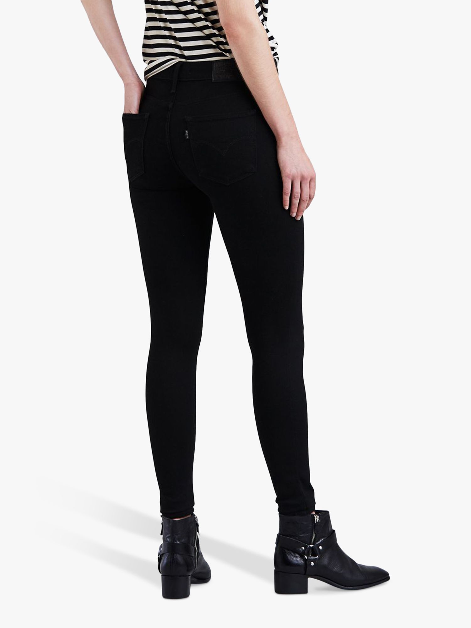 Levi's 720 High Rise Super Skinny Jeans, Celestial Black, W25/L32