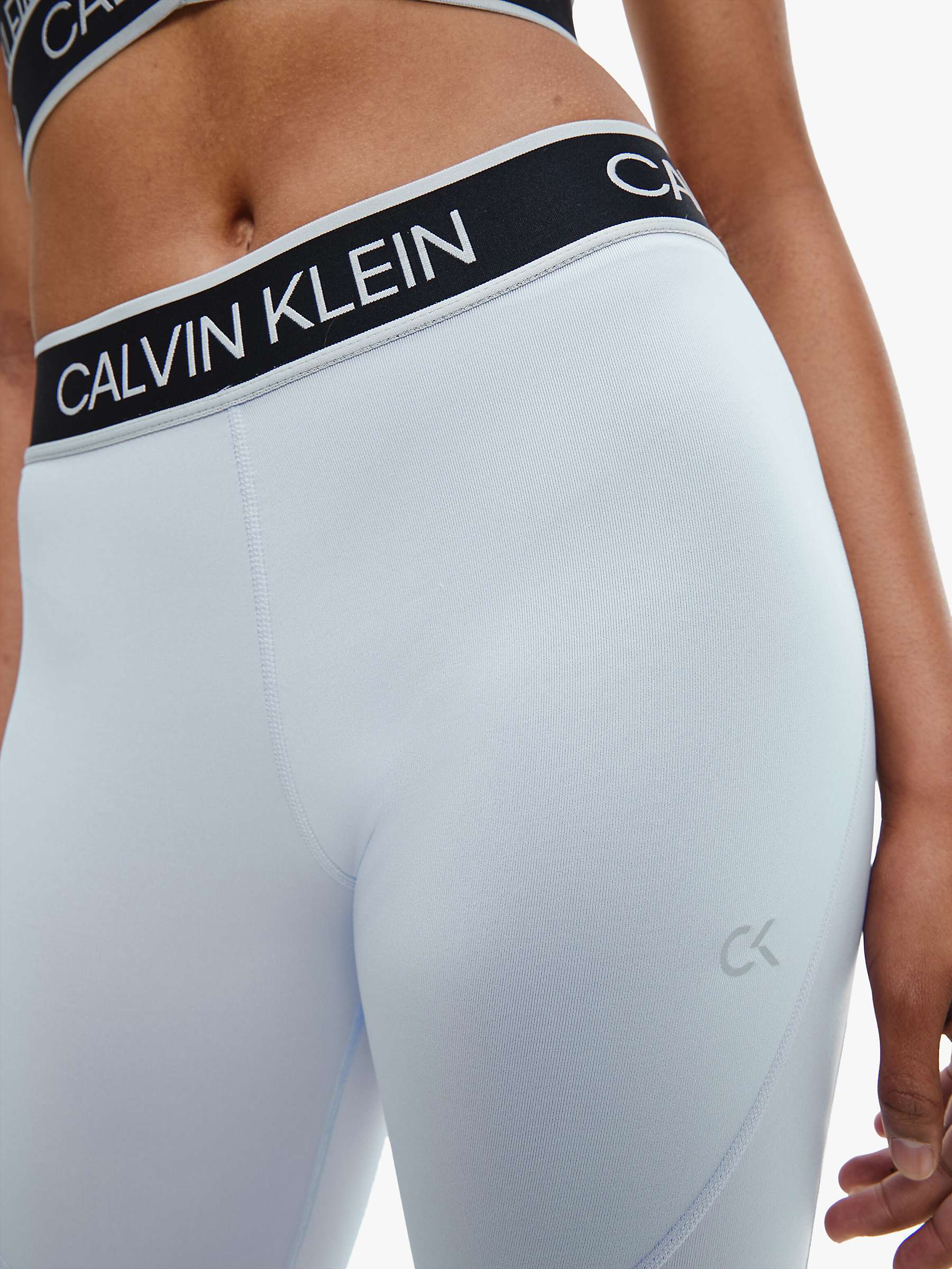 Buy Calvin Klein Performance Full Length Leggings, Sweet Blue Online at johnlewis.com