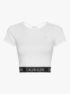 Calvin Klein Performance Short Sleeved T-Shirt, Bright White, XS