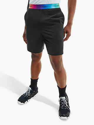 Calvin Klein Performance Pride Collection Woven Workout Shorts, CK Black