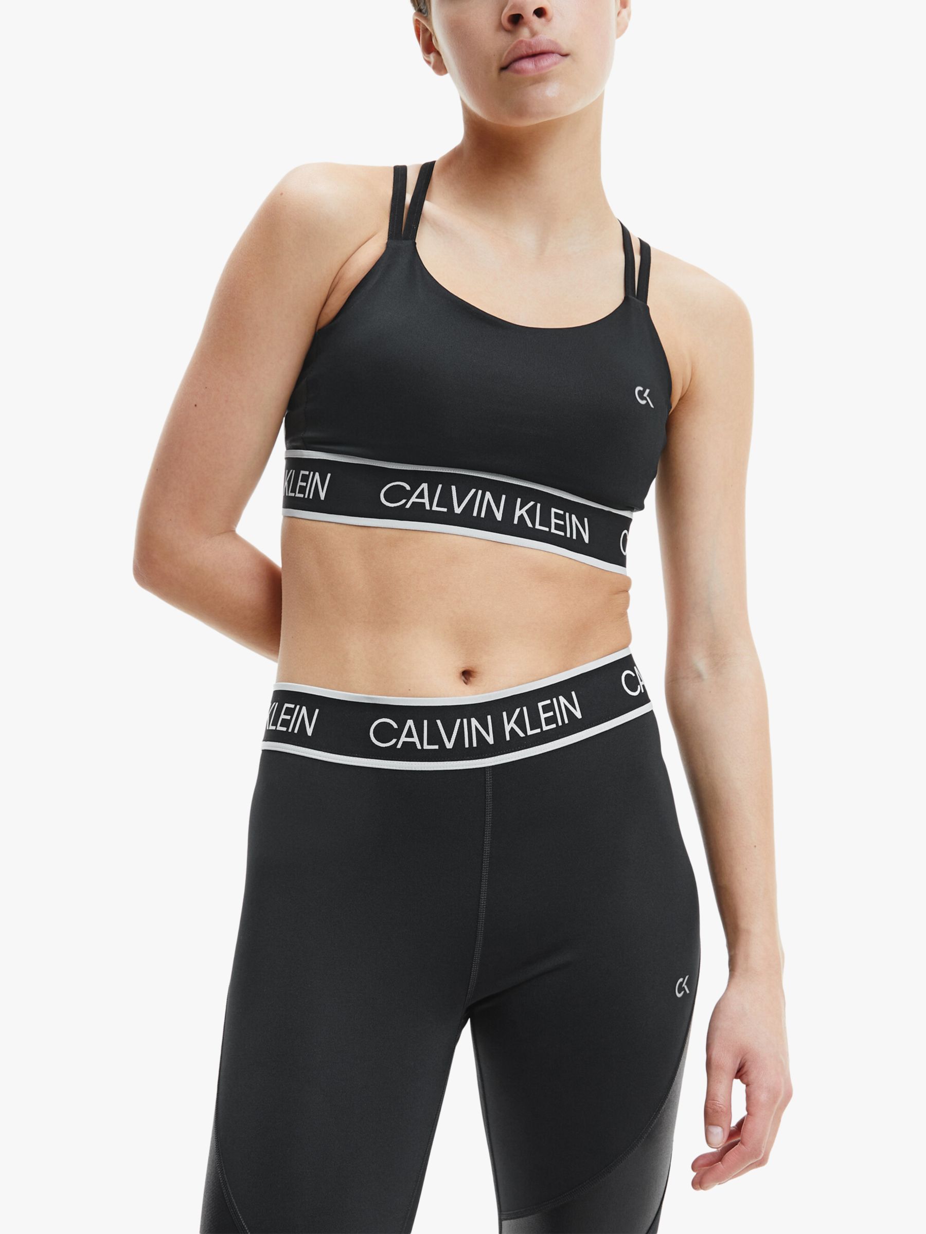 Calvin Klein Performance Low Support Sports Bra, CK Black