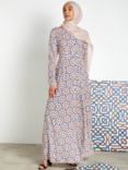 Aab Kaleidoscope Maxi Dress, Blue/Multi