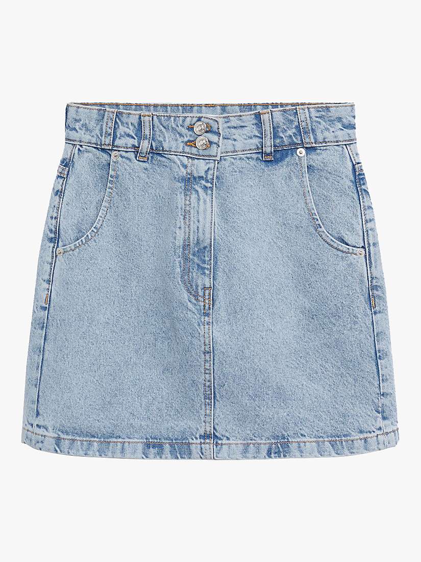 Buy Mango Pocket Denim Mini Skirt, Blue Online at johnlewis.com