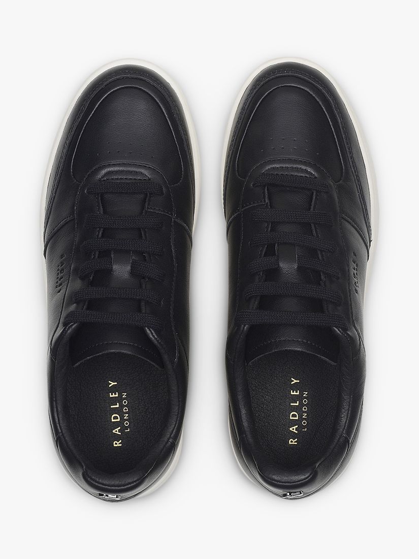 Radley Danesdale Leather Trainers, Black