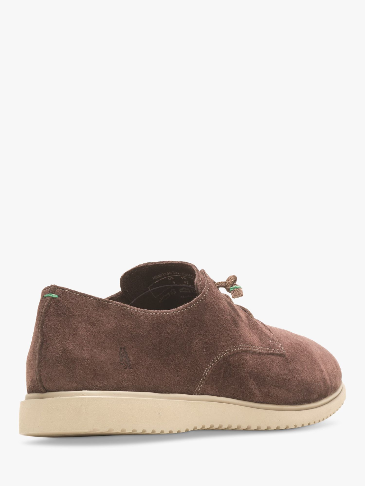 Hush Puppies Everyday Suede Leather Lace Up Trainers, Brown at John ...