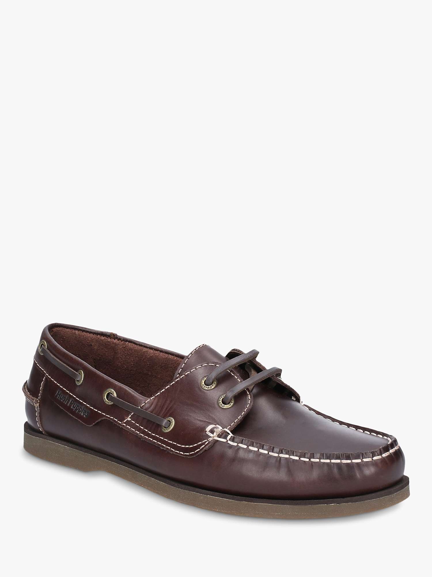 Buy Hush Puppies Henry Leather Boat Shoe Online at johnlewis.com