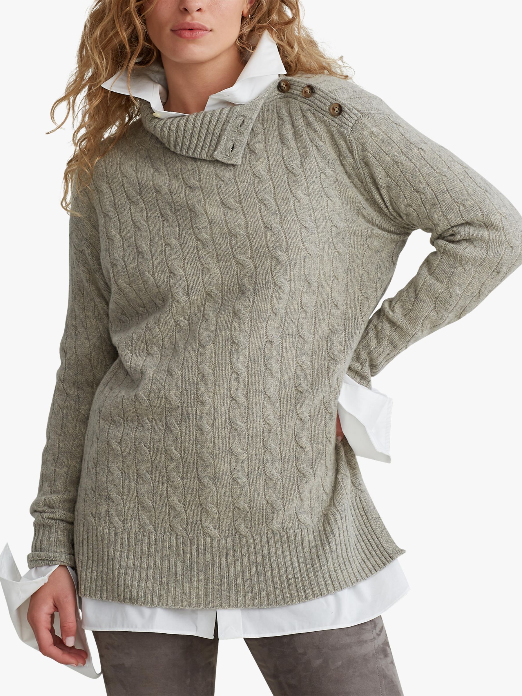 Polo Ralph Lauren Women's Cable-Knit Wool-Cashmere Jumper