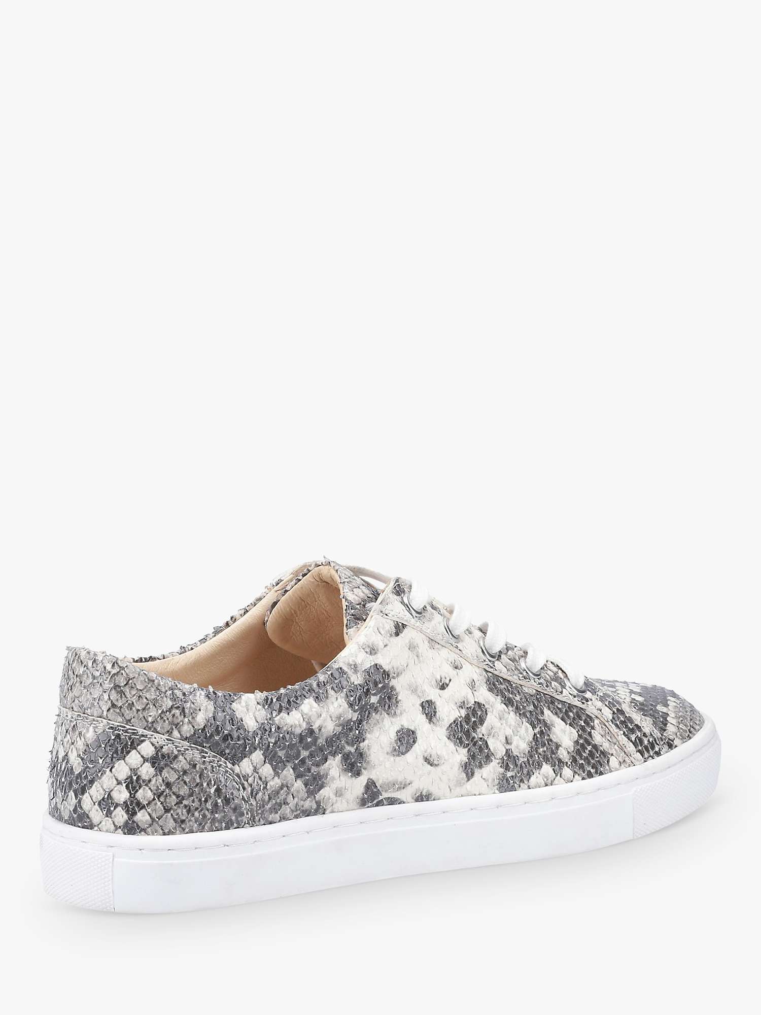 Buy Hush Puppies Tessa Leather Animal Print Lace Up Trainers Online at johnlewis.com