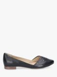 Hush Puppies Marley Leather Ballerina Slip On Shoes