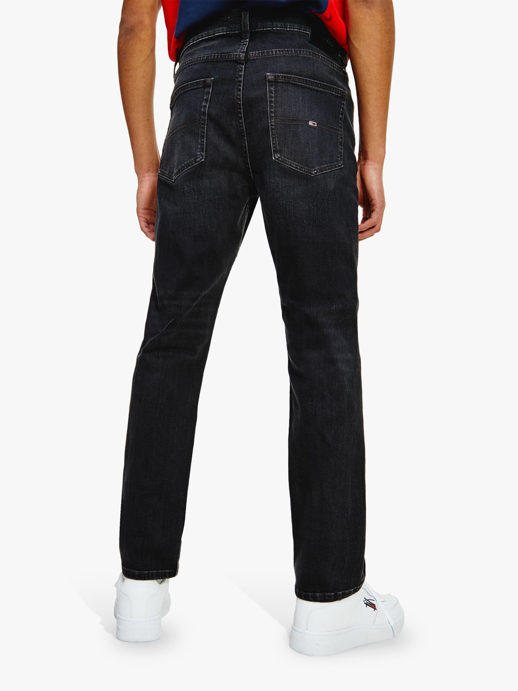 Tommy Hilfiger Ryan Straight Leg Jeans Black At John Lewis And Partners 7898