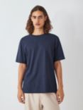 John Lewis ANYDAY Short Sleeve Plain T-Shirt, Navy