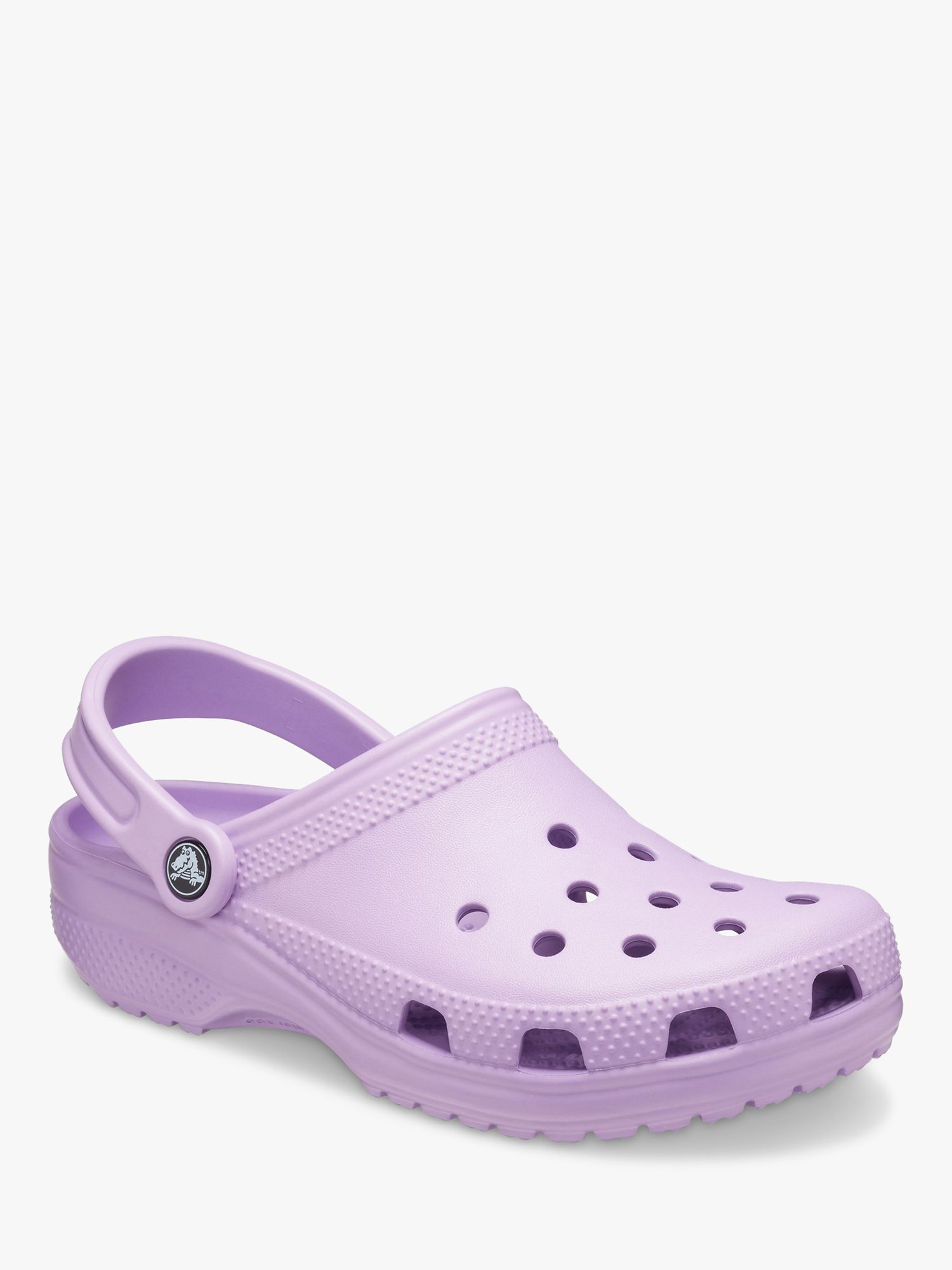 platform crocs lilac