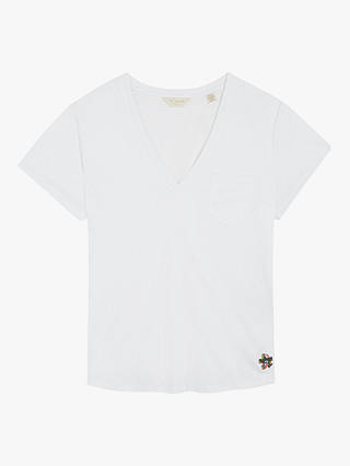 Ted Baker Lovage Cotton T-Shirt, White