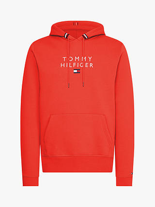 Tommy Hilfiger Stacked Logo Hoodie, Daring Scarlet