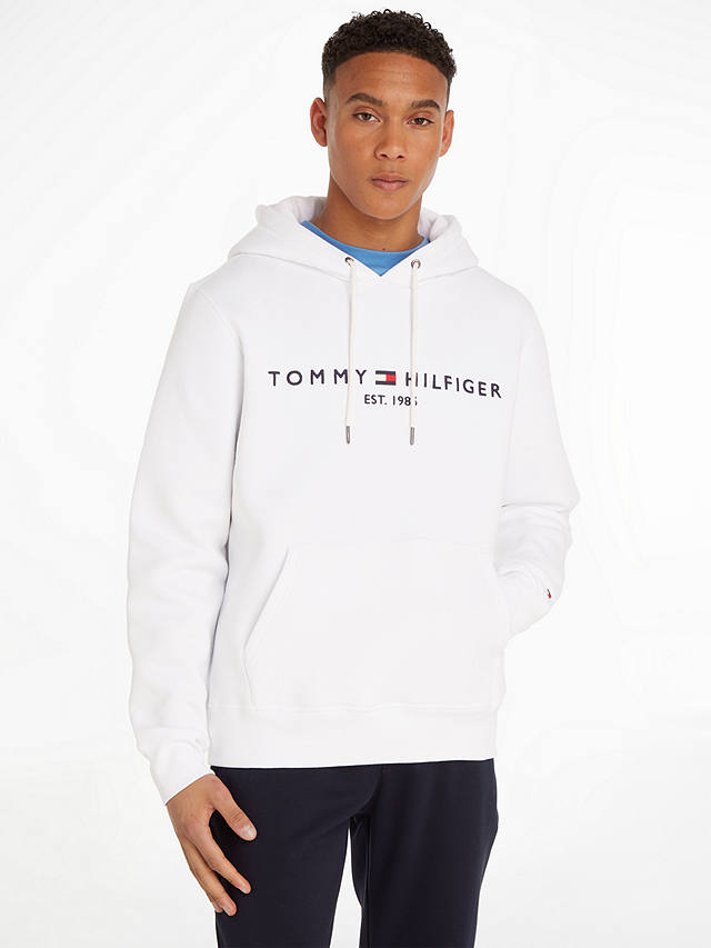Tommy Hilfiger Logo Hoodie, White