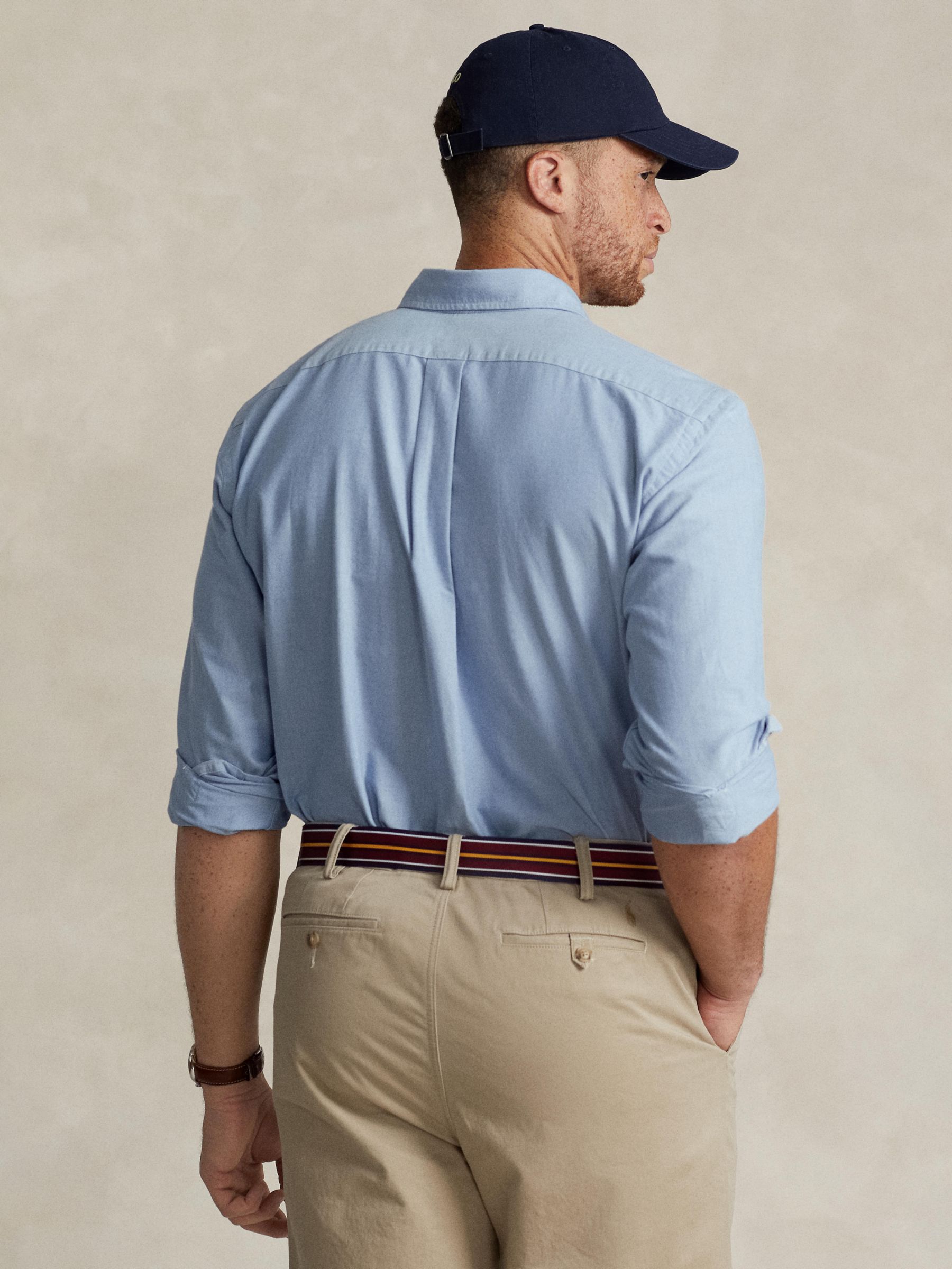Polo Ralph Lauren Big & Tall Long Sleeve Shirt, Blue, 1XB