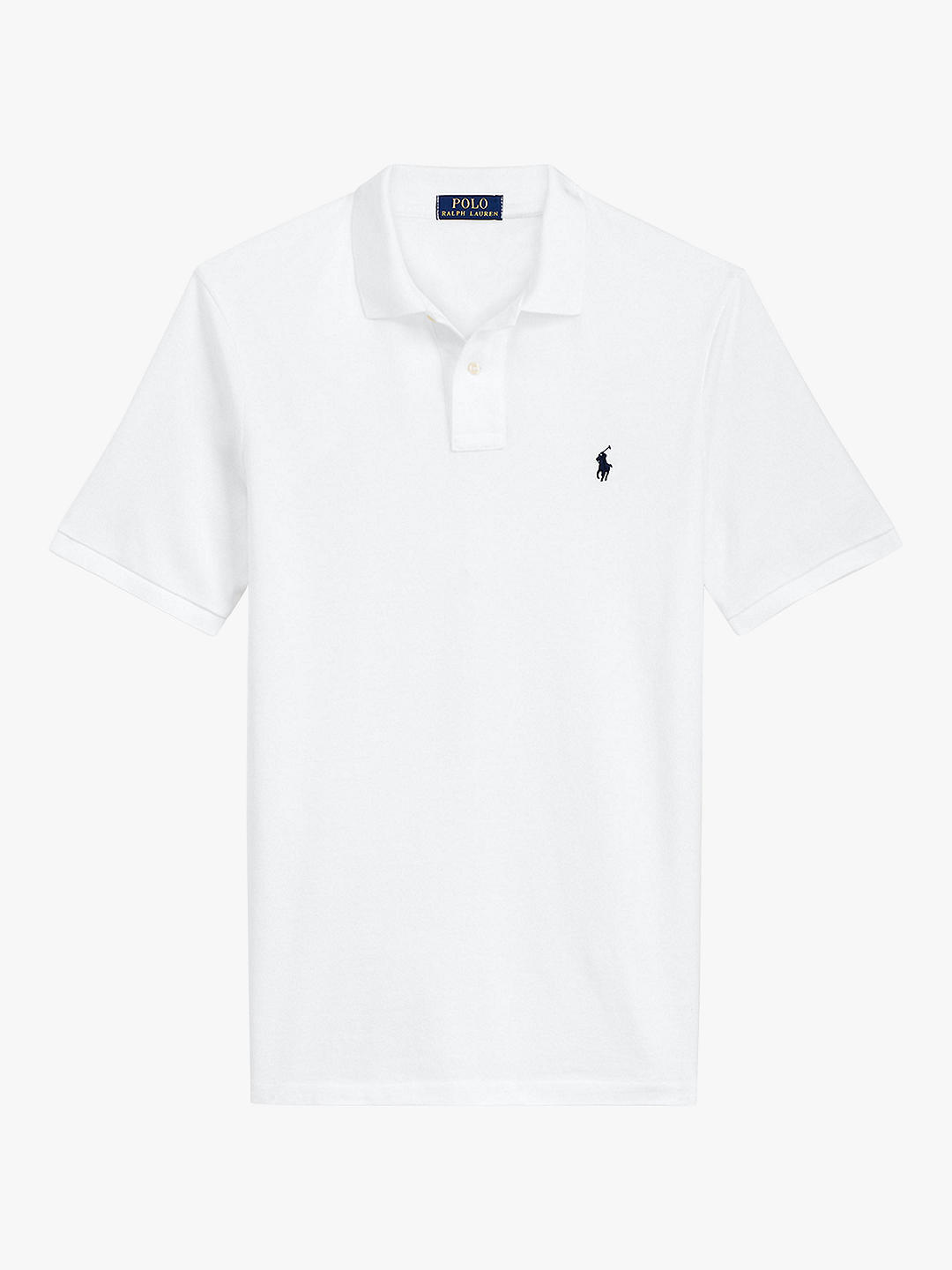 Polo Ralph Lauren Big & Tall Regular Fit Polo Shirt, White at John ...