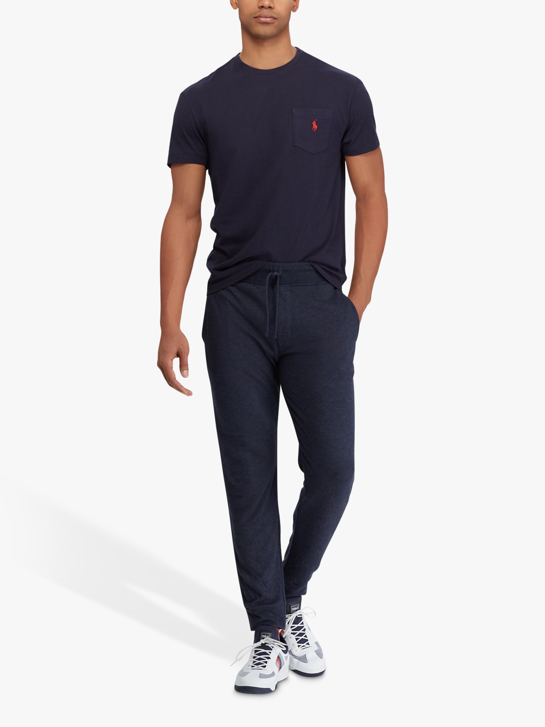Polo Ralph Lauren Big & Tall Classic Fit Jersey Pocket T-Shirt, Ink, 1XB
