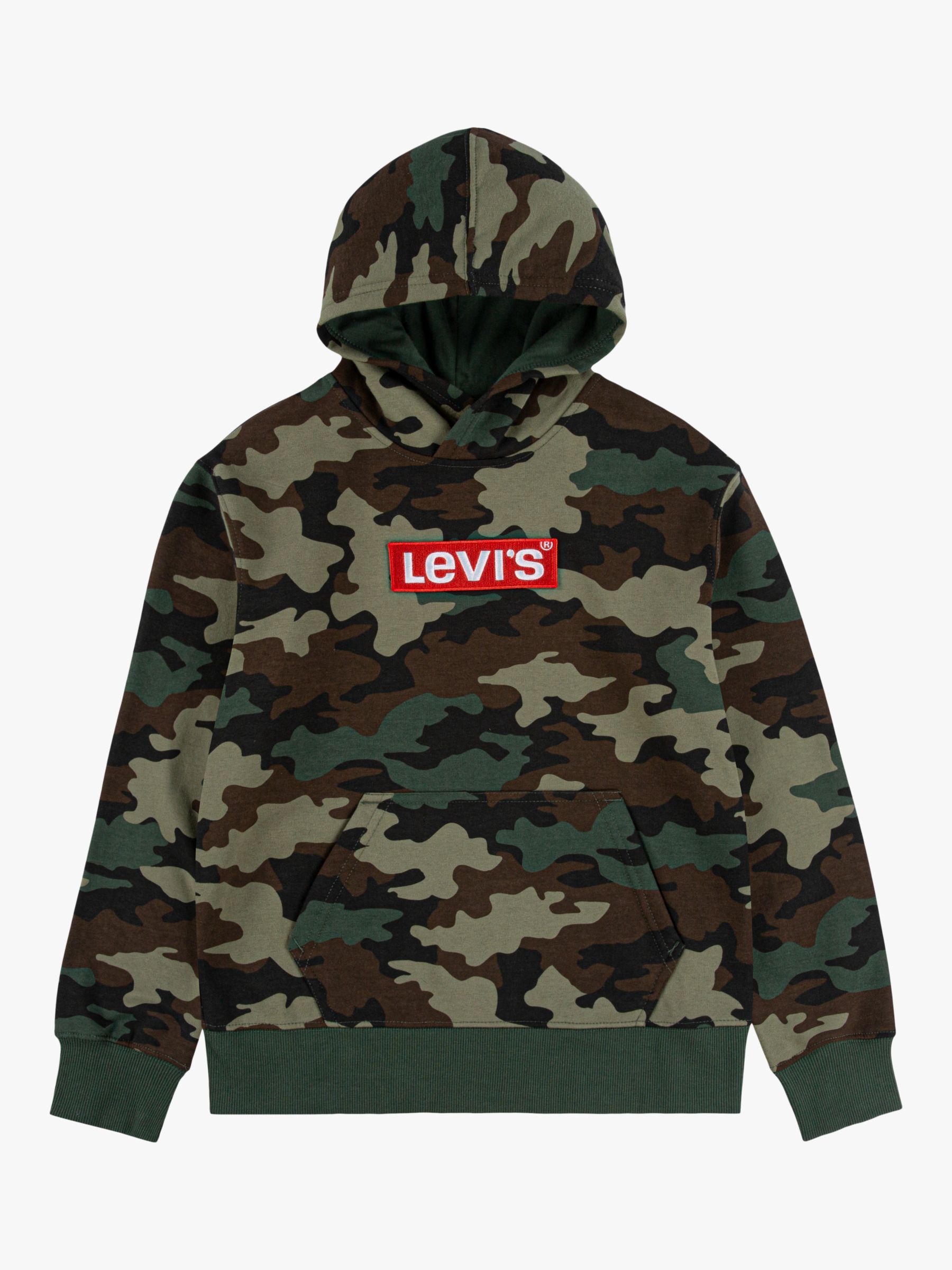 Levi's Kids' Camouflage Hoodie, Khaki