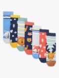 John Lewis & Partners Kids' Woodland Socks, Pack of 7, Multi