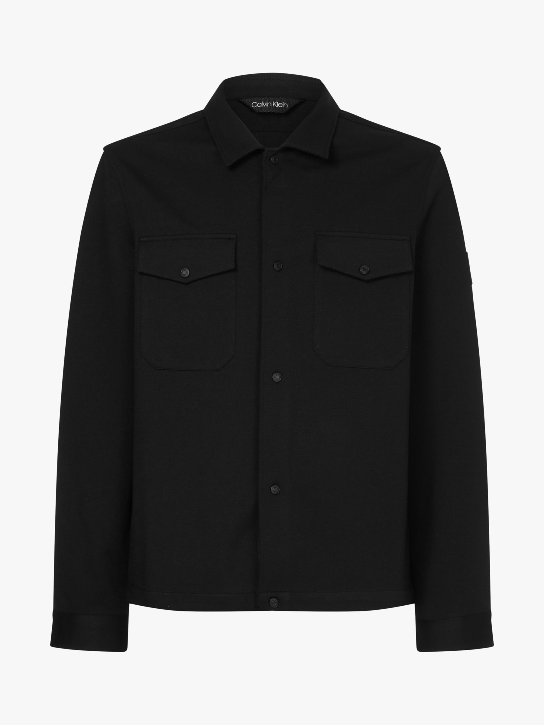 Calvin Klein Comfort Knit Overshirt, CK Black