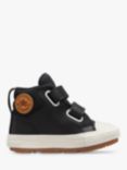 Converse Children's Chuck Taylor All Star Berkshire Leather High Top Riptape Boots