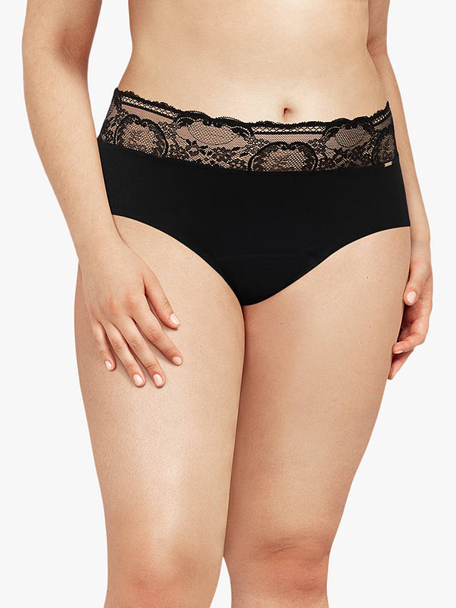 johnlewis.com | Chantelle Life Lace Period Proof High Waist Knickers