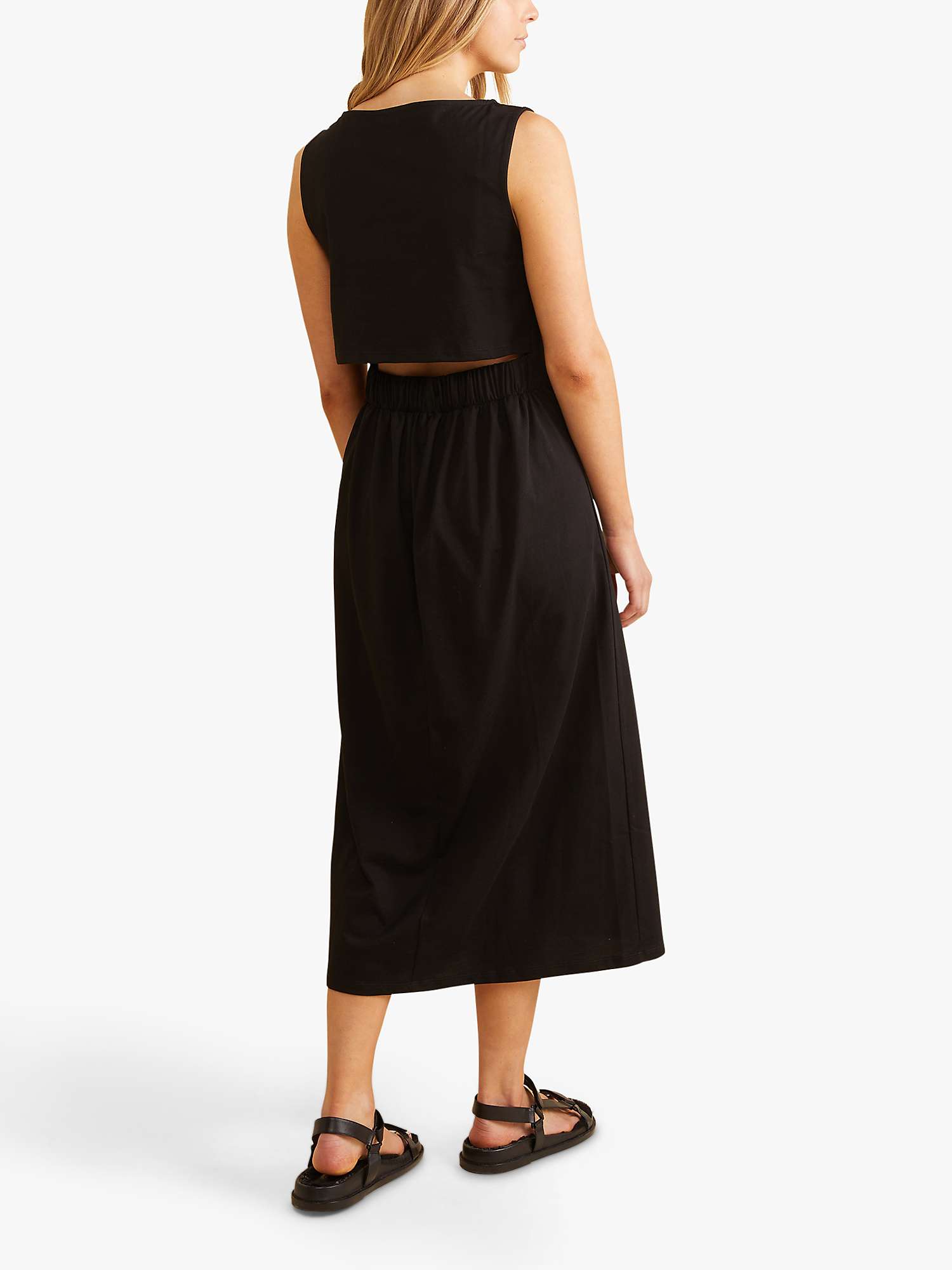 Buy Albaray Open Back Dress, Black Online at johnlewis.com