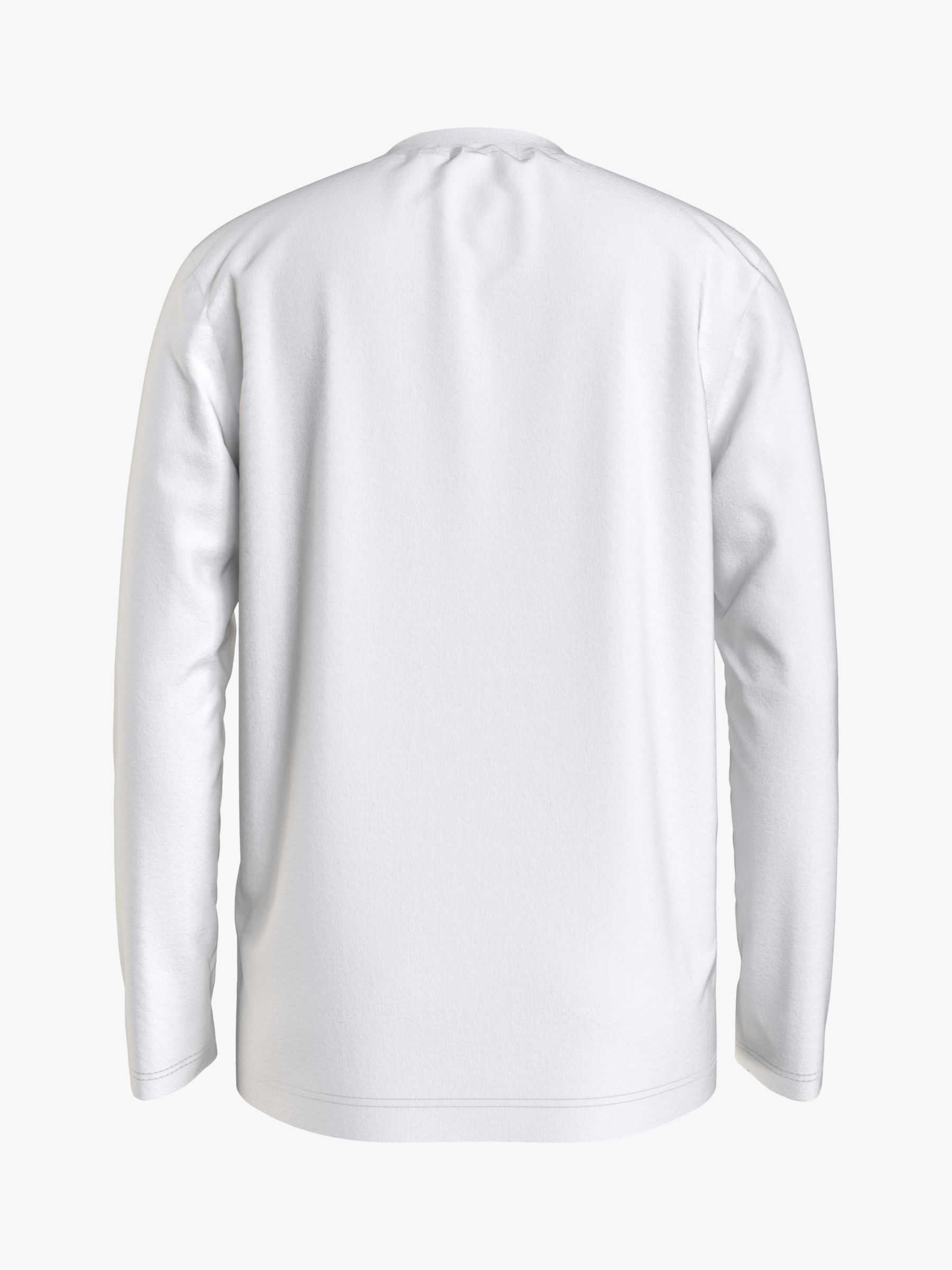 Calvin Klein Kids' Long Sleeve Print T-Shirt, White