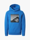The North Face Kids' Box Logo Pullover Hoodie, Hero Blue