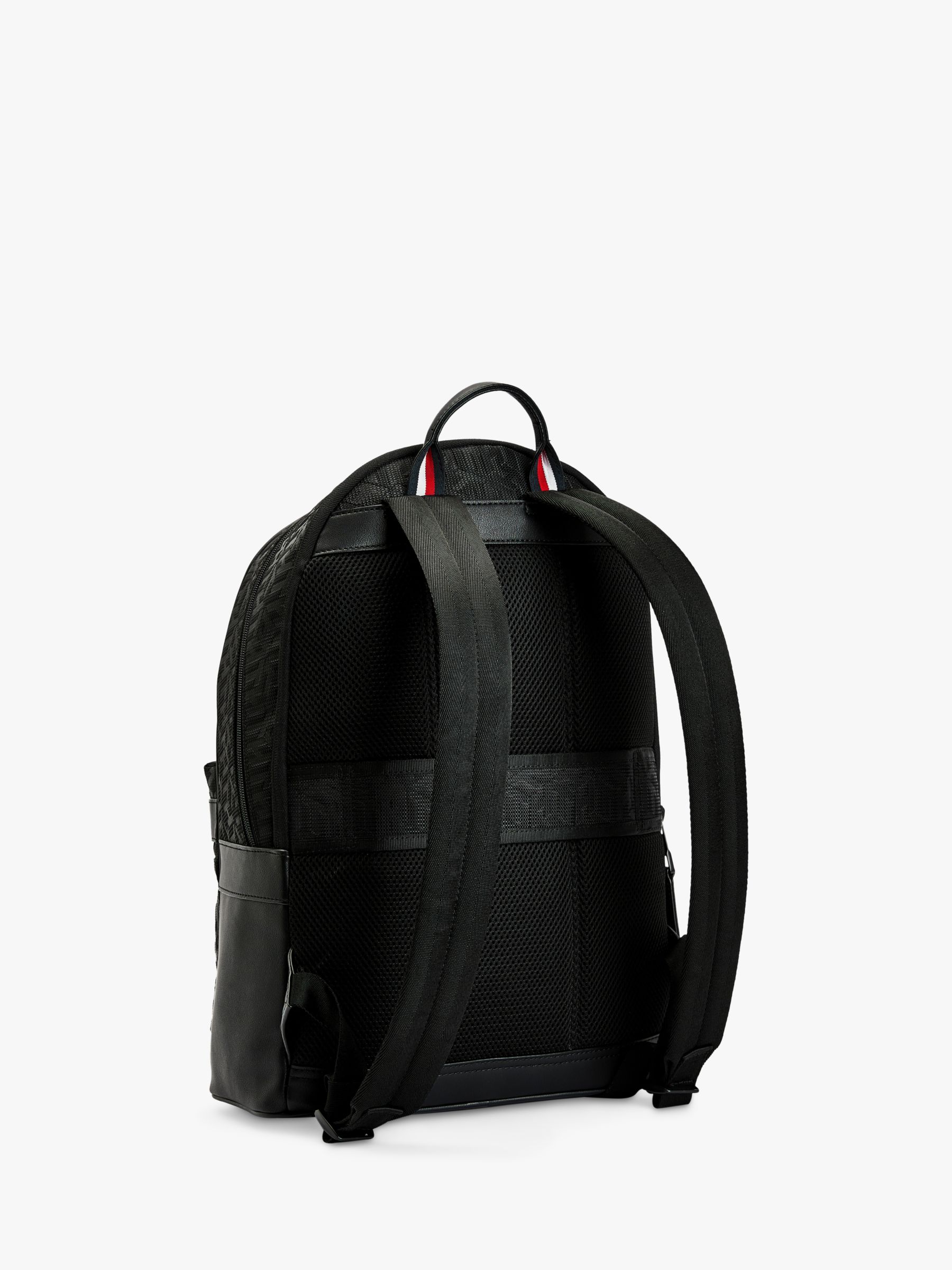 Tommy Hilfiger Monogram Logo Backpack in Black for Men