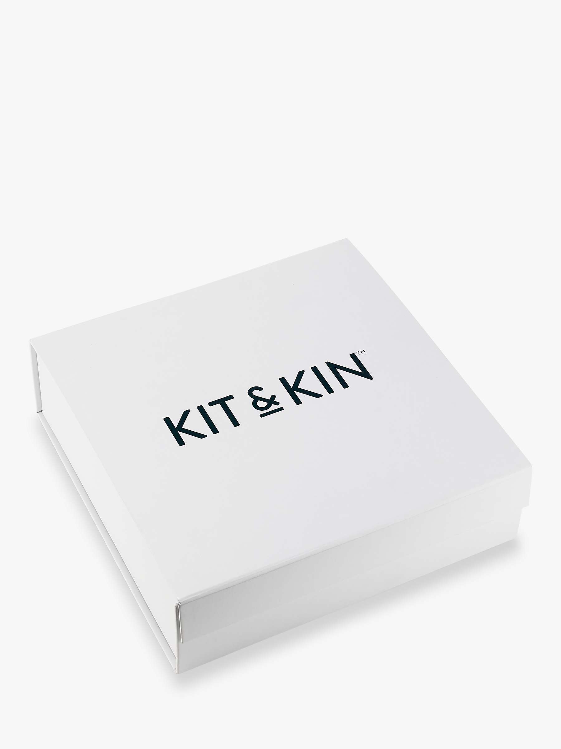 Buy Kit & Kin Baby Organic Cotton Fox & Plain Romper, Pack of 2, Multi/Grey Online at johnlewis.com