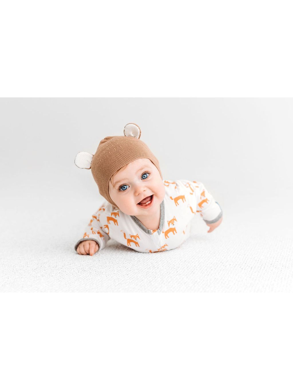 Buy Kit & Kin Baby GOTS Organic Cotton Fox Sleepsuit & Bear Hat Set Online at johnlewis.com