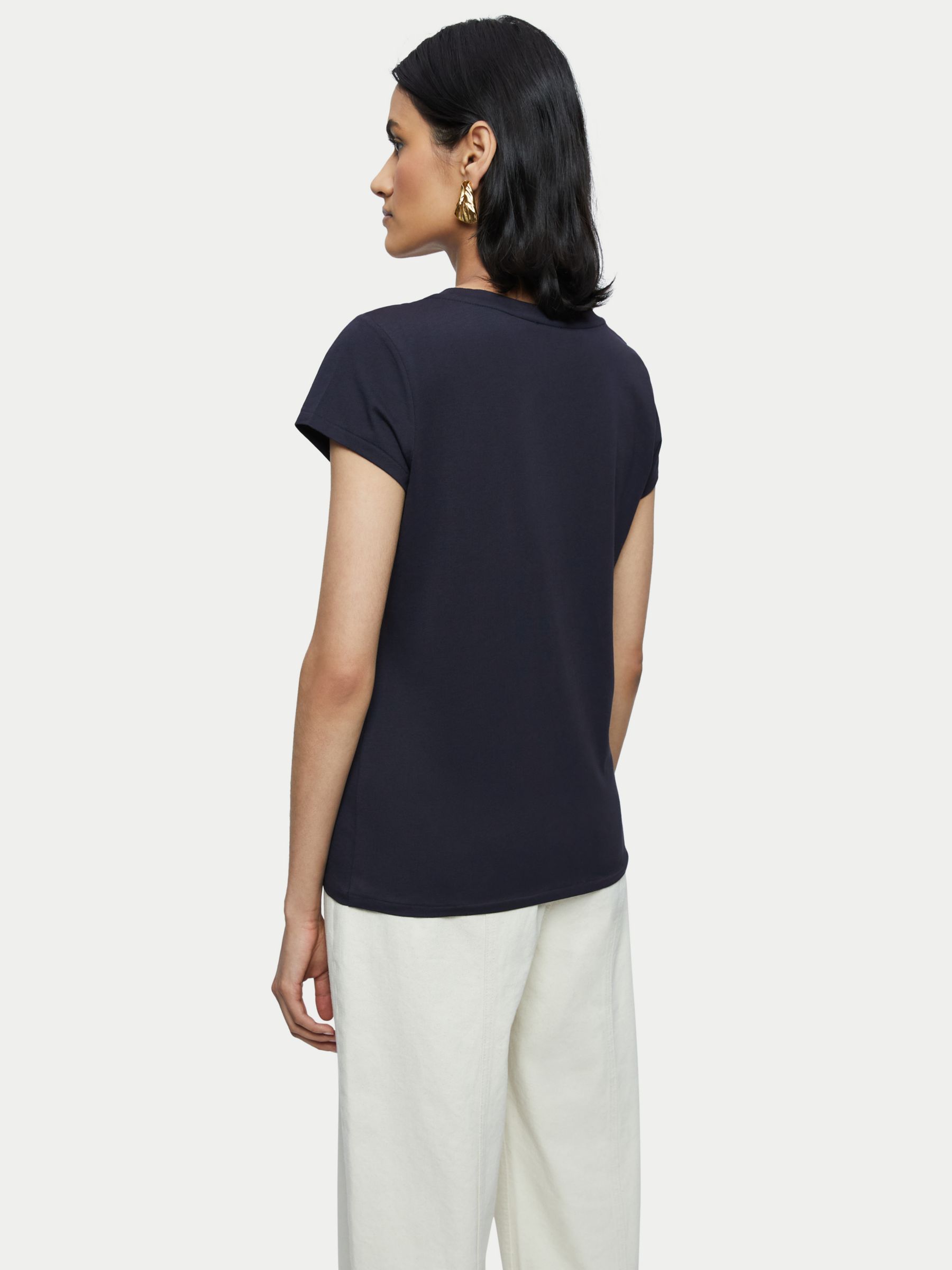 Buy Jigsaw Supima Cotton T-Shirt Online at johnlewis.com