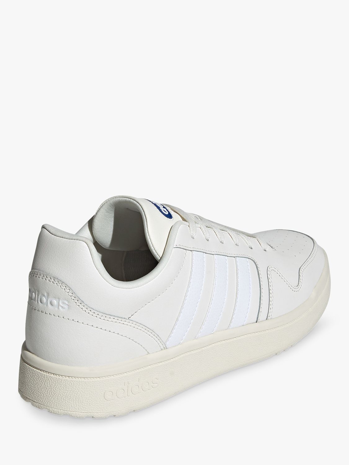 adidas Postmove Leather Trainers, Cloud White/Wonder White at John ...