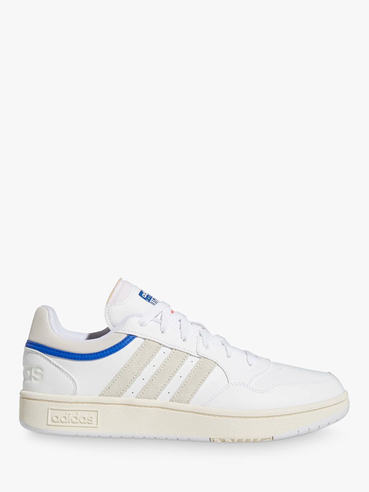 adidas Hoops 3.0 Men's Trainers, White, 7
