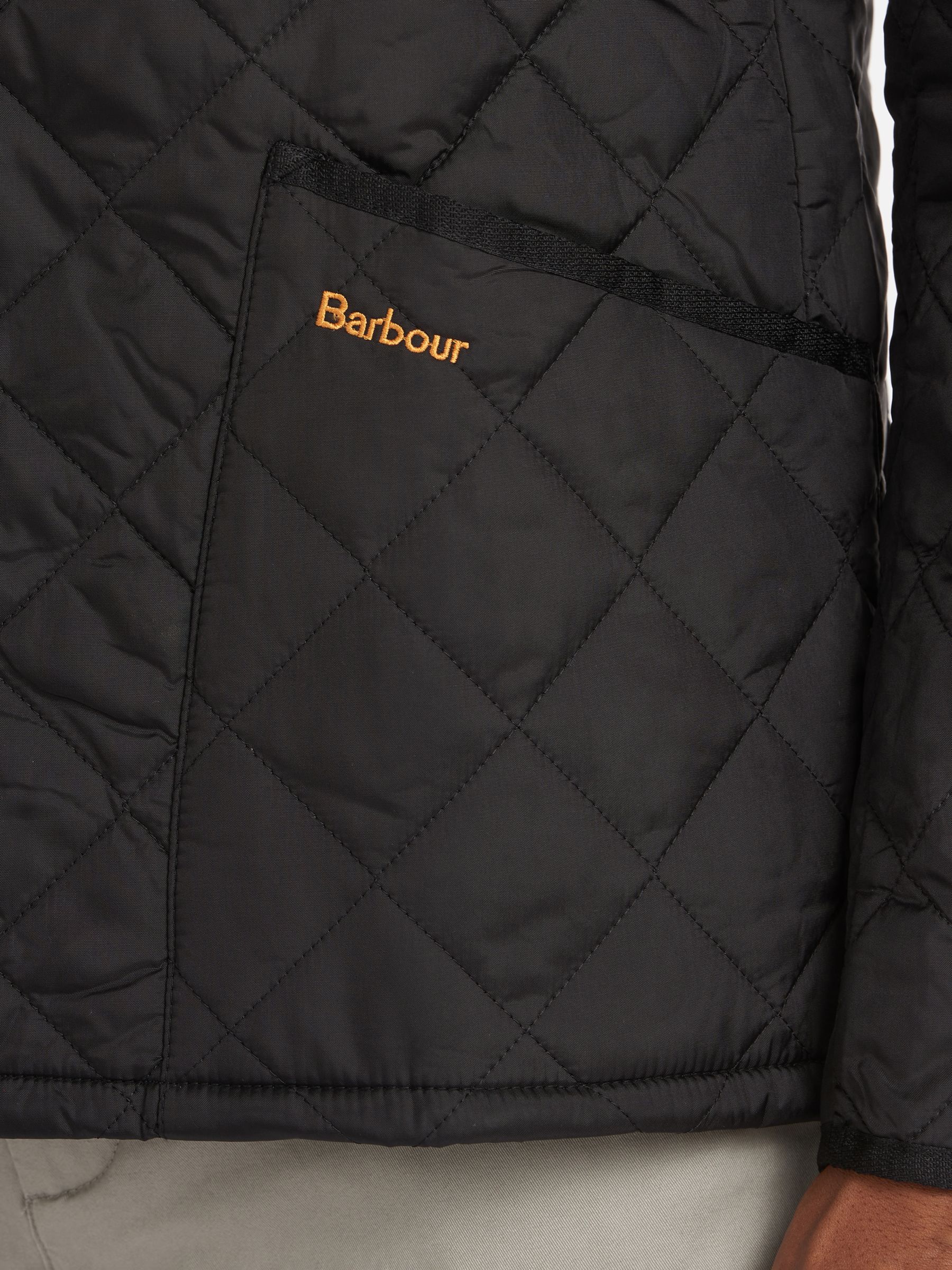 Barbour Heritage Liddesdale Quilted Jacket, Black at John Lewis & Partners