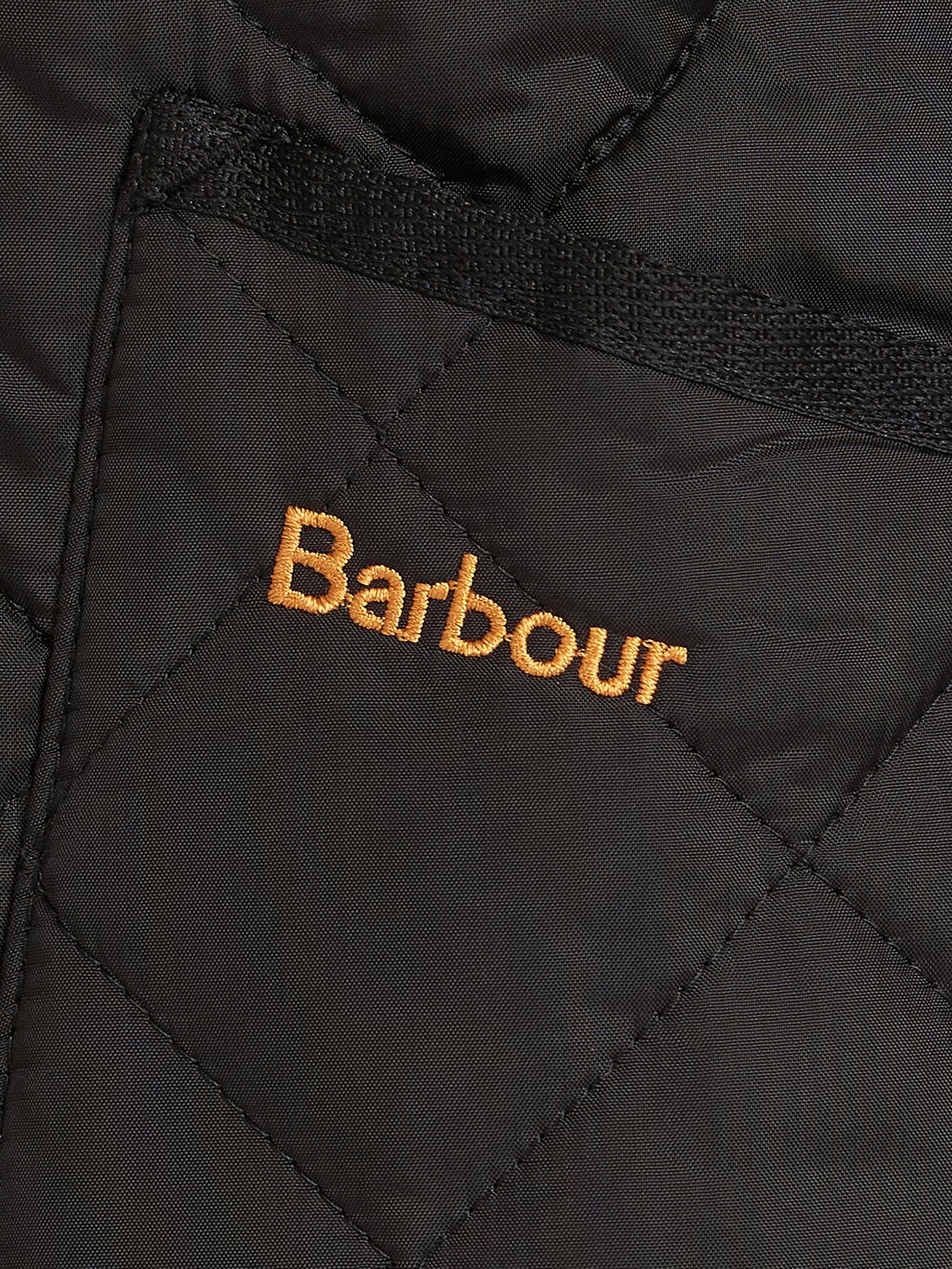 Barbour Heritage Liddesdale Quilted Jacket, Black at John Lewis & Partners