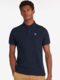 Barbour Short Sleeve Sports Polo Shirt, New Navy