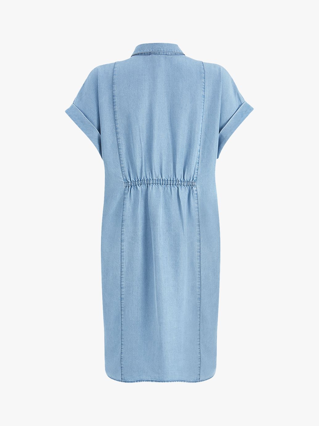 Mint Velvet Easy Shirt Dress, Light Blue at John Lewis & Partners